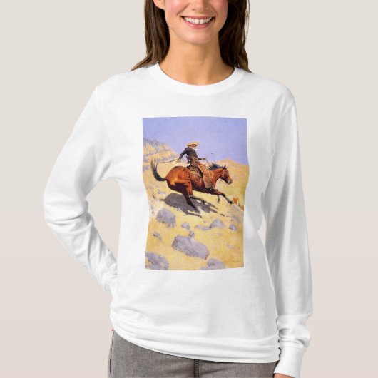 De Cowboy (van Frederic Remington) T-shirt (Voorkant)