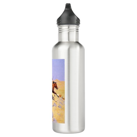 De Cowboy (van Frederic Remington) Waterfles (Rechts)