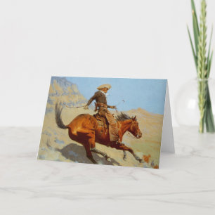 De cowboy van Frederic Remington's (1902) Kaart