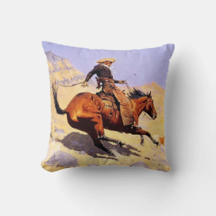 De Cowboy Western Kunst van Frederic Remington Kussen