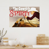 De Cowgirl Spirit vangen Poster (Keuken)