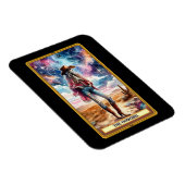 De Cowgirl Tarot Kaart Magnet Magneet (Rechterzijde)