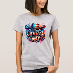 De Cowgirl Way Western T-shirt