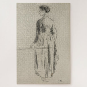 De Cowherdess, Éragny 1886 - Camille Pissarro Legpuzzel