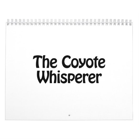 de coyote whisperer kalender (Hoes)