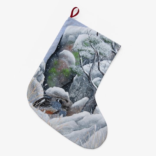 De Cozy Couple Grote Kerstsok (Voorkant (Hangend))