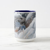 De Cozy Couple Tweekleurige Koffiemok (Center)