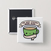 De Cozy Mystery Book Club Button (Voorkant /achterkant)