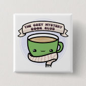 De Cozy Mystery Book Club Button (Voorkant)