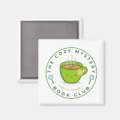 De Cozy Mystery Book Club Magnet (Voorkant / Achterkant)