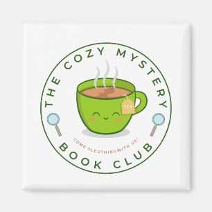 De Cozy Mystery Book Club Magnet
