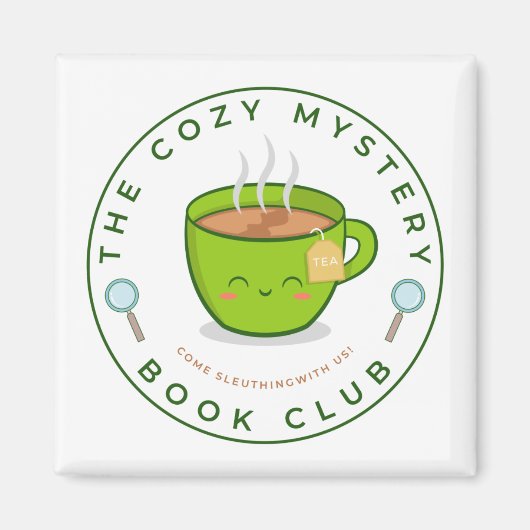 De Cozy Mystery Book Club Magnet (Voorkant)
