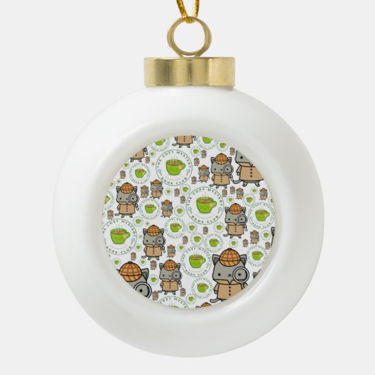 De Cozy Mystery Book Club Ornament (Voorkant)