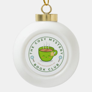 De Cozy Mystery Book Club Ornament