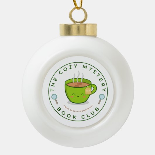 De Cozy Mystery Book Club Ornament (Voorkant)