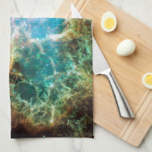 De Crab Nebula Space foto Theedoek (Quarter Fold)