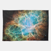 De Crab Nebula Space foto Theedoek (Horizontaal)