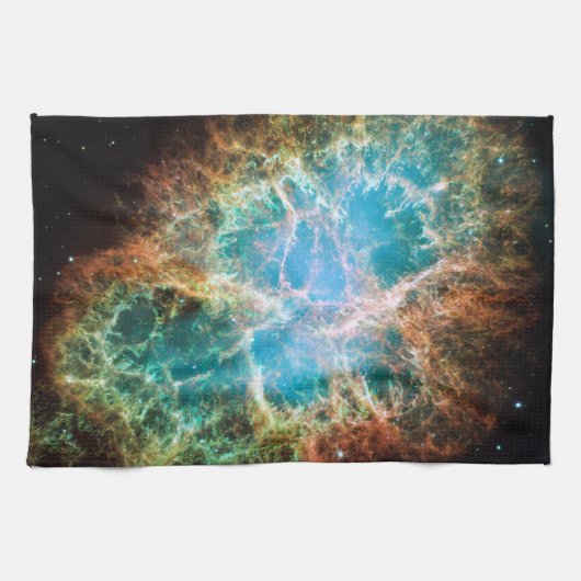 De Crab Nebula Space foto Theedoek (Horizontaal)
