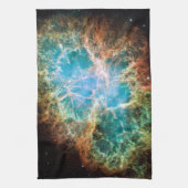 De Crab Nebula Space foto Theedoek (Verticaal)