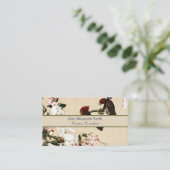 De Crabapple en Magnolia Fine Art Visitekaartje (Staand voorkant)