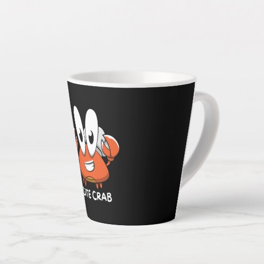 De Crabtastic Cutie Latte Mok (Rechterhoek)