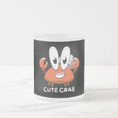 De Crabtastic Cutie. Matglas Koffiemok (Center)