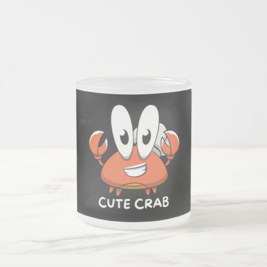 De Crabtastic Cutie. Matglas Koffiemok (Center)