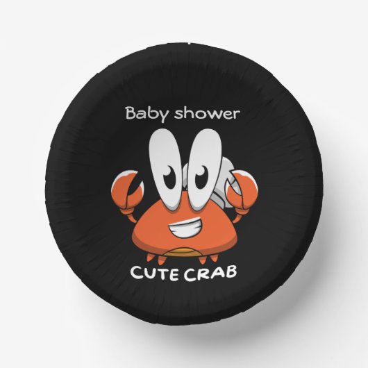 De Crabtastic Cutie Papieren Kommen (Voorkant)