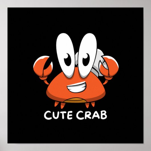 De Crabtastic Cutie Poster (Voorkant)