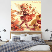 De Cranberrry Fee Canvas Afdruk (Insitu (Slaapkamer))