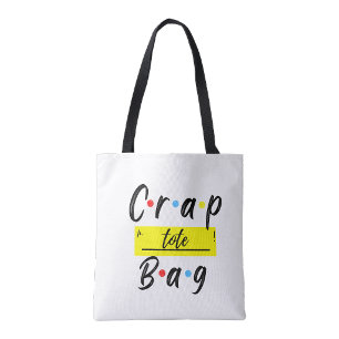 De Crap Bag Grappige Minimalistische Boodschappent Tote Bag