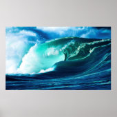 de Crashing van de Golf Poster (Voorkant)