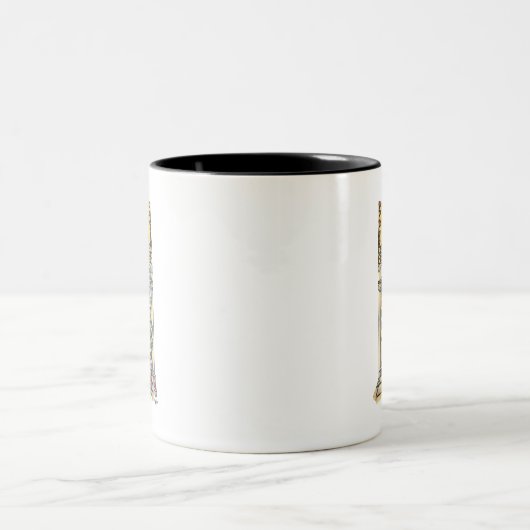 De Creaky Shed Green Grocer Tweekleurige Koffiemok (Center)