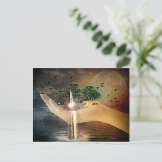 De creatie briefkaart (Staand voorkant)