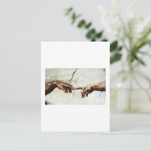 De creatie briefkaart (Staand voorkant)