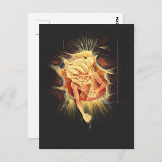 De creatie briefkaart (Voorkant / Achterkant)