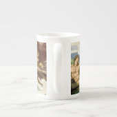 De creatie van Adam door de Mok Michelangelo China (Achterkant)