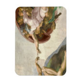 De creatie van Adam door Michelangelo Magneet (Verticaal)