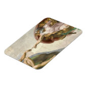 De creatie van Adam door Michelangelo Magneet (Linkerzijde)