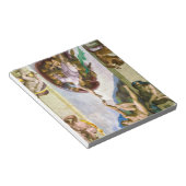 De creatie van Adam door Michelangelo Notitieblok (Schuin)