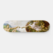 De creatie van Adam door Michelangelo Persoonlijk Skateboard (Horizontaal)