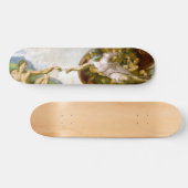 De creatie van Adam door Michelangelo Persoonlijk Skateboard (Horizontaal)