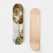 De creatie van Adam door Michelangelo Persoonlijk Skateboard (Voorkant)