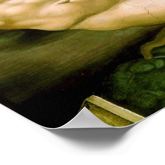 De creatie van Adam door Michelangelo Poster (Hoek)