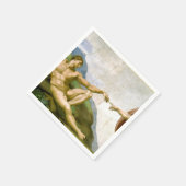 De creatie van Adam door Michelangelo Servet (Hoek)