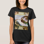 De creatie van Adam door Michelangelo T-shirt (Voorkant)