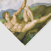 De creatie van Adam door Michelangelo Tissuepapier (Detail)