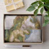 De creatie van Adam door Michelangelo Tissuepapier (Geschenk)