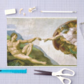 De creatie van Adam door Michelangelo Tissuepapier (Craft)