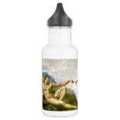 De creatie van Adam door Michelangelo Waterfles (Links)